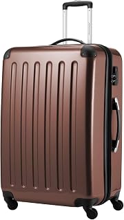 HAUPTSTADTKOFFER Valigia rigida Alex, 75 cm, 130 L., TSA, Moca (Marrone)