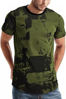 comefohome Mens T-Shirts Graphic Fashion Tshirt UK Casual Short Sleeve Tee Tops Hipster Hip Hop T Shirts Cool Shirt