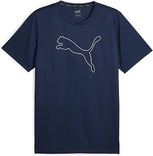 PUMA Men's M Tad Essential Heather Cat Tee (Cf Large Cat) Tees (Pack of 1)