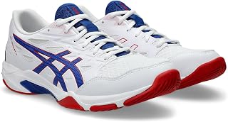 ASICS Gel Rocket 11 Men's Volleyball Shoes, 8.5, White/Pure Silver