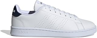 adidas Men's Advantage Sneakers, Cloud White/Cloud White/Legend Ink, 46 2/3 EU