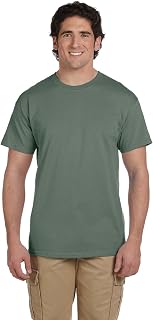 Hanes ComfortBlend EcoSmart Men`s Crewneck T-Shirt, 5170, S, Heather Green