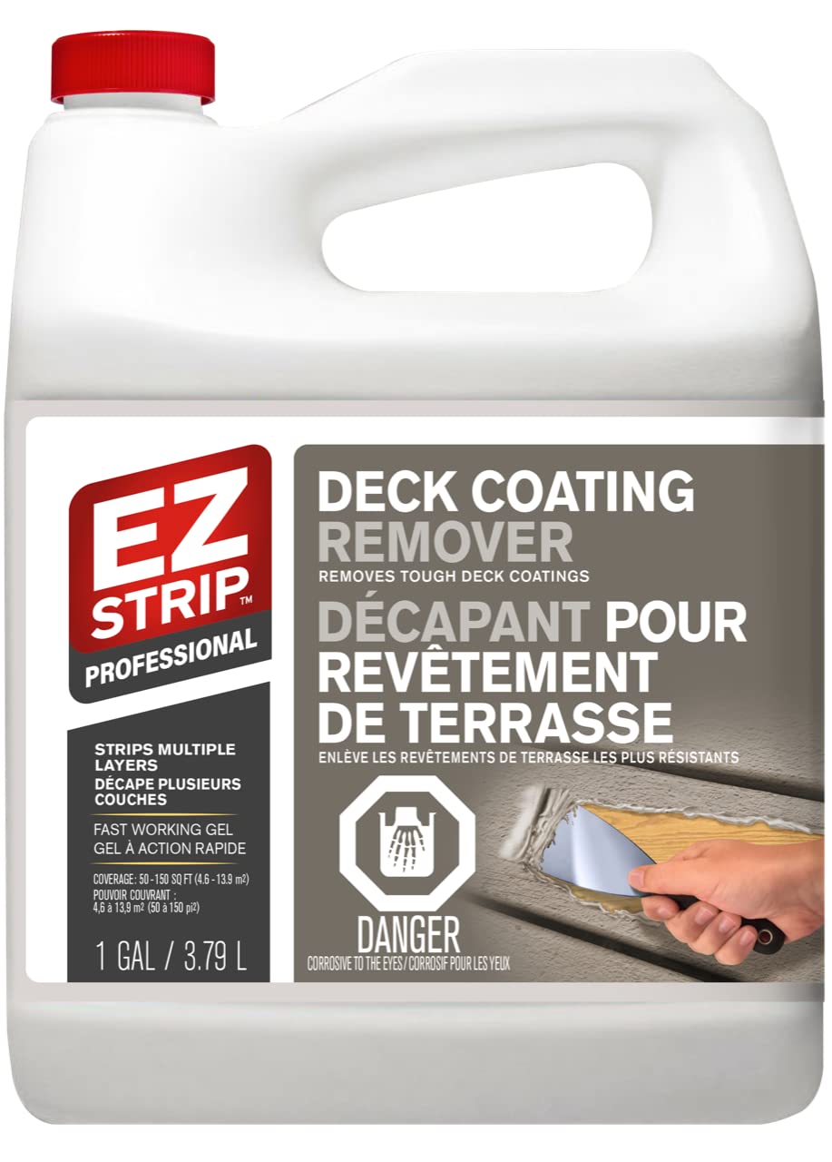 EZ Strip Deck Coating Remover - 3.78L - Professional Fast Working Gel Strips Mul