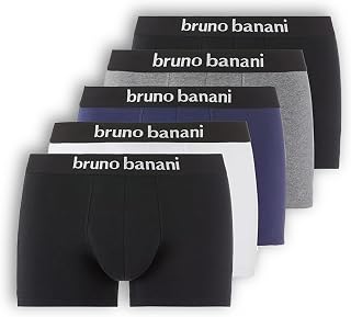bruno banani Boxershorts Herren Contest aus Baumwolle - 5er Pack