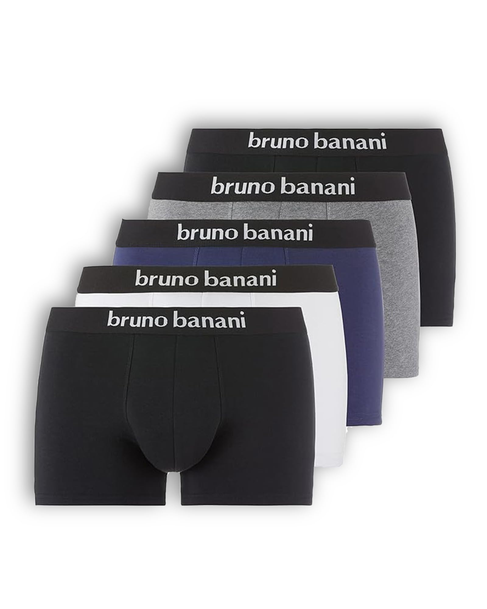 bruno banani Boxershorts Herren Contest aus Baumwolle - 5er Pack