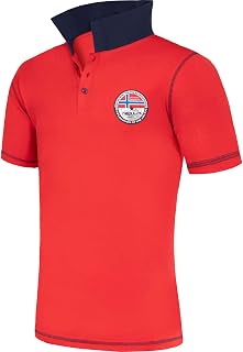 Nebulus Entertain Men's Polo Shirt with Embroidery for Men, Shirt Short Sleeve Shirt Male