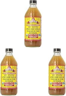 Bragg Live Food Organic Apple Cider Vinegar, 473 ml (Pack of 3)
