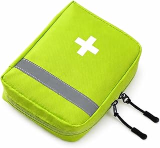 First Aid Bag, Portable Hiking Kit, Large Green (Empty Bag) | Lightweight Build, Quick Access Pouch, , For Outdoor Enthusiasts