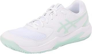 ASICS Dedicate 8 Clay Woman Tennis Shoes Blue Yellow