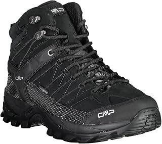 CMP Rigel Mid Trekking Shoes Wp, Men's hiking shoes, Black-Black, 43 EU, 9 UK