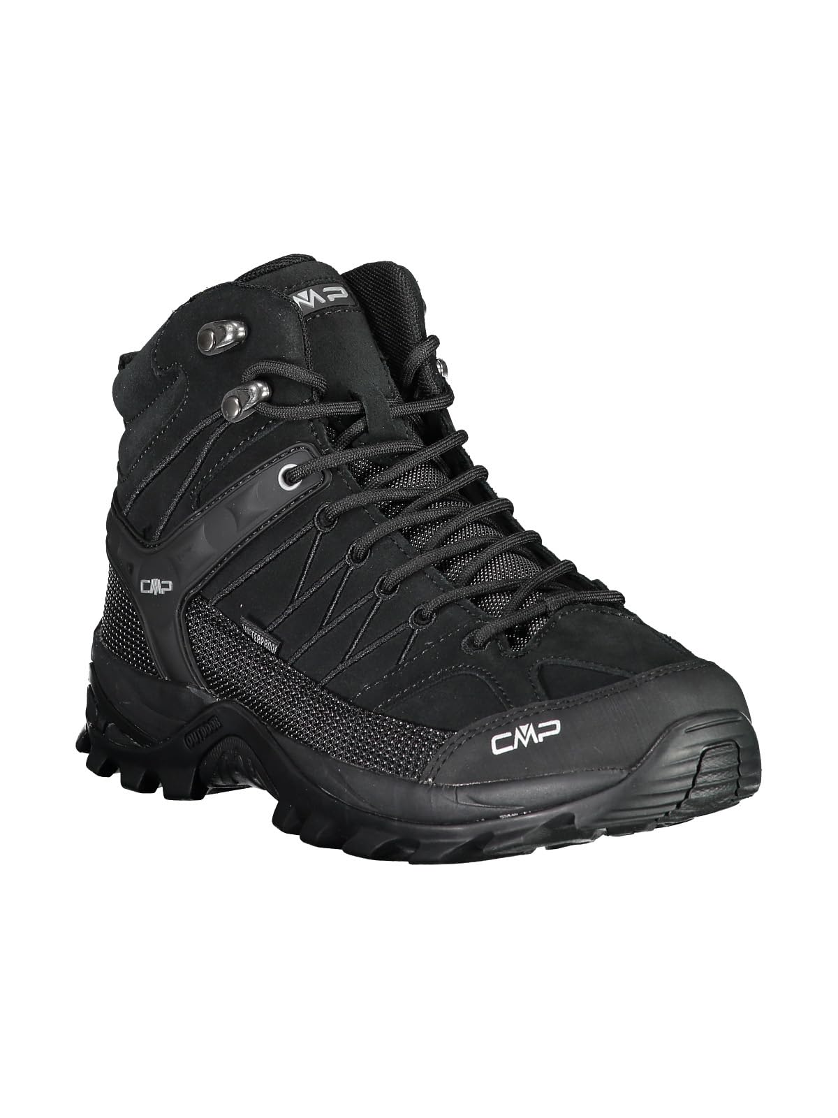 CMP Rigel Mid Trekking Shoes Wp, Men's hiking shoes, Black-Black, 43 EU, 9 UK