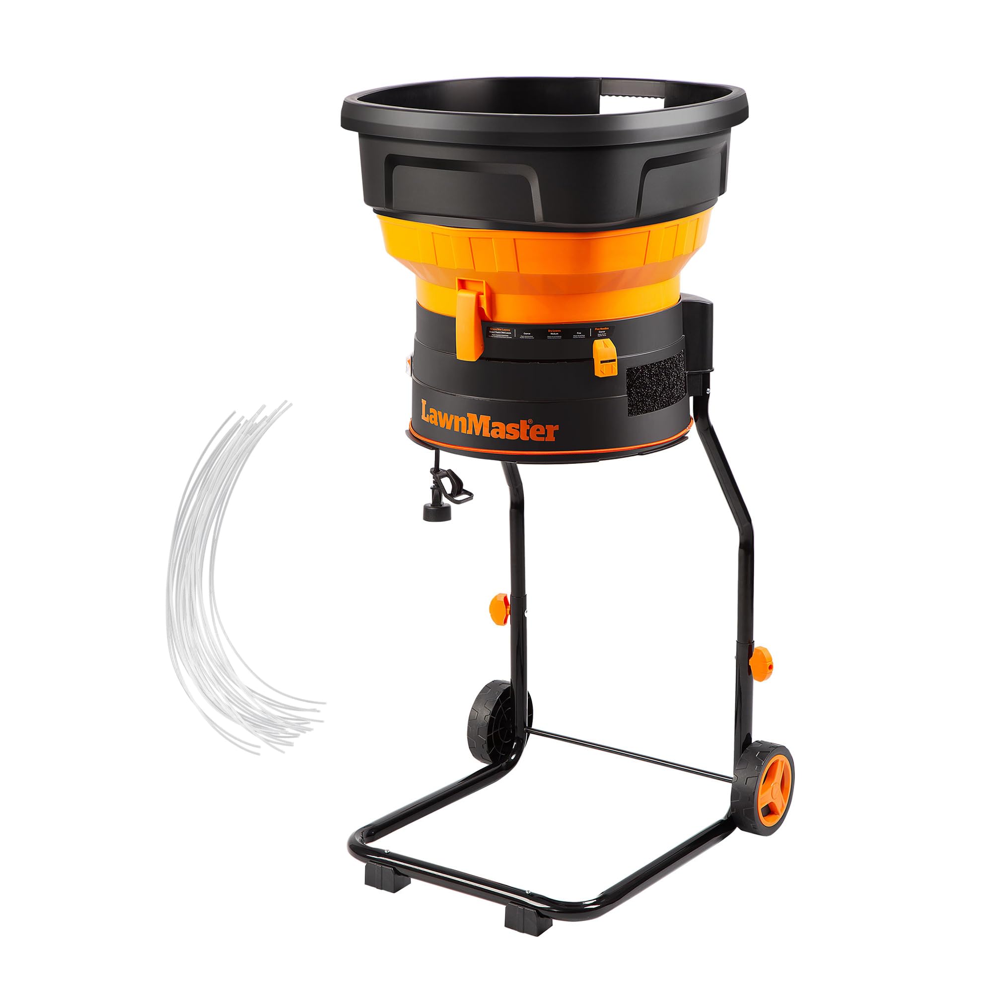 LawnMaster 15-Amp Electric Leaf Shredder, LD1501 | 18:1 Mulch Ratio, Effortless 
