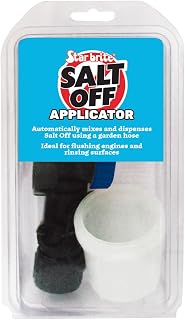 STAR BRITE Salt Off Remover &amp; Marine Engine Flush Kit | Salt remover &amp; marine engine flush. Removes deposits, prevents rust on boats &amp; trailers. Applicator for easy cleaning.