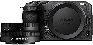 Nikon Z 30 with Wide-Angle Zoom Lens | Our most compact, lightweight mirrorless stills/video camera with 16-50mm zoom lens | Nikon USA Model