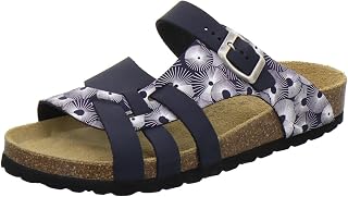 AFS-Schuhe 2122 Women's Slippers in Genuine Leather, EVA Sole, Made in Germany