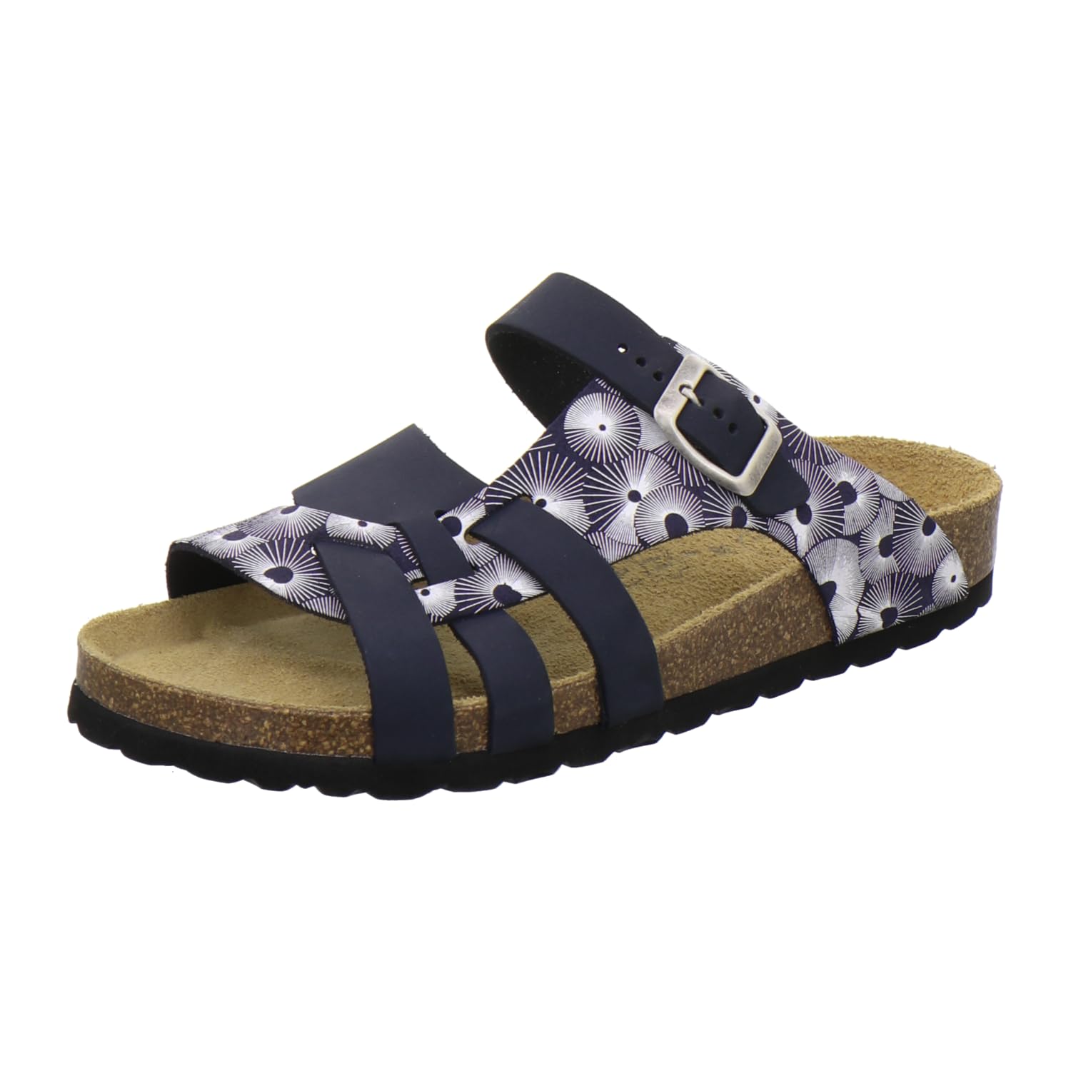 AFS-Schuhe 2122 Women's Slippers in Genuine Leather, EVA Sole, Made in Germany