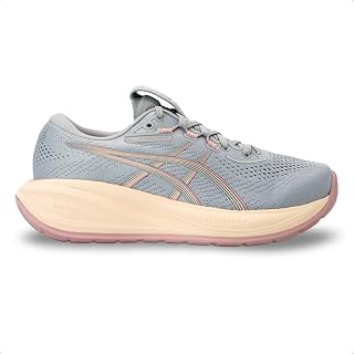 Asics Nimbus 21 Women's Road Running Shoes, Piedmont Grey Pearl Pink, 37.5 EU