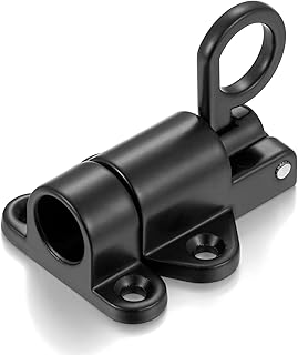 4 Packs Black Self-Closing Latches，Spring Door Lock