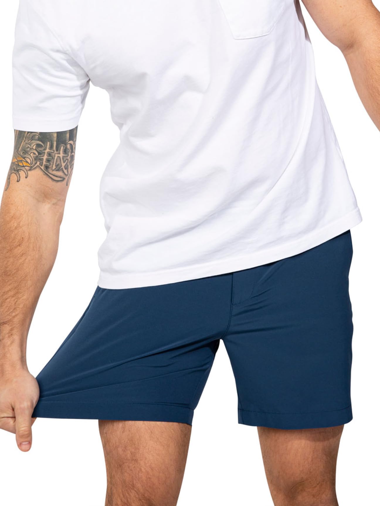 Chubbies Everywear Men’s Shorts – Mens Shorts Casual 6in Inseam, Elastic Waist, 