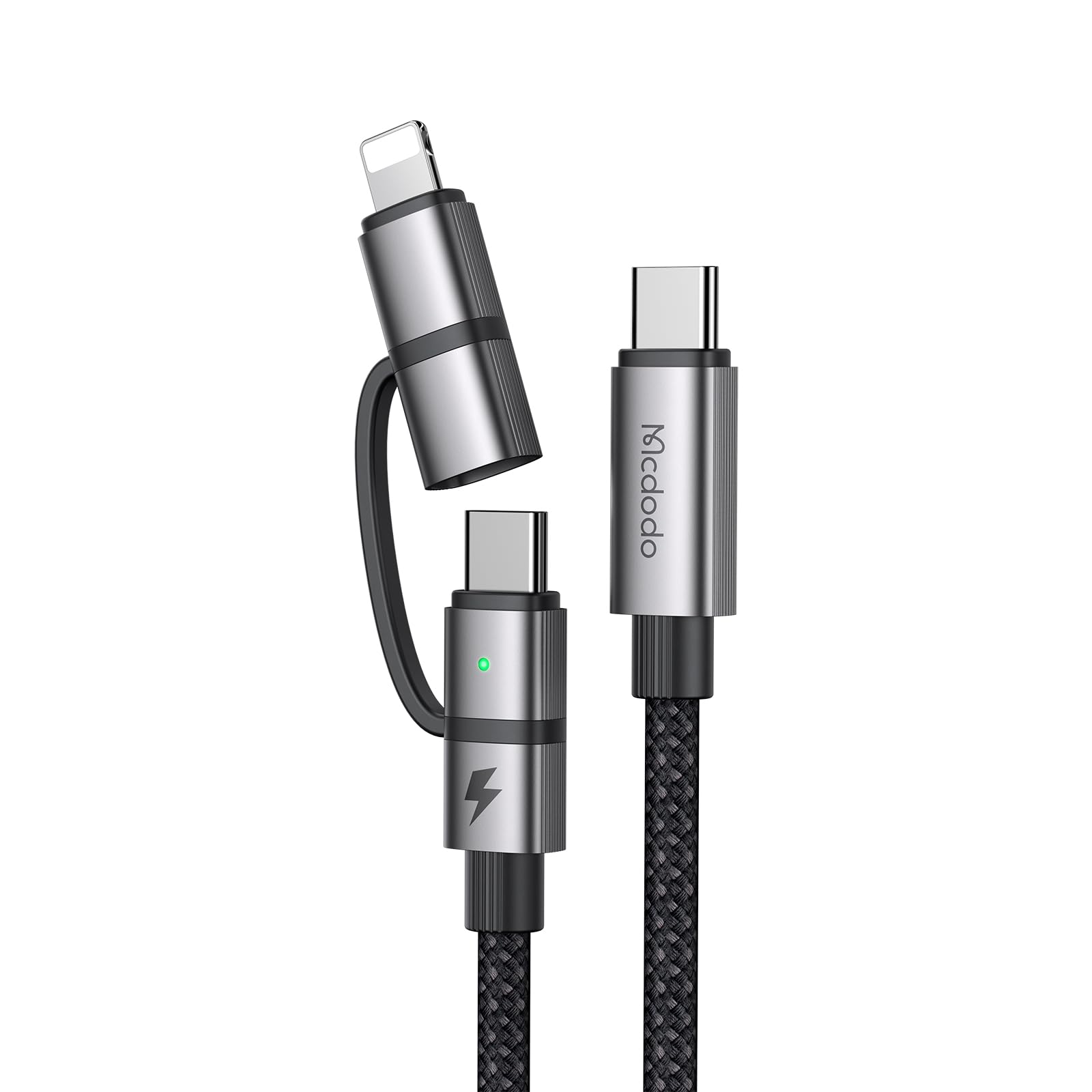Mcdodo 2 in 1 Universal Cable, USB-C to USB-C & Lightning Cable, 100 W, PD Fast 