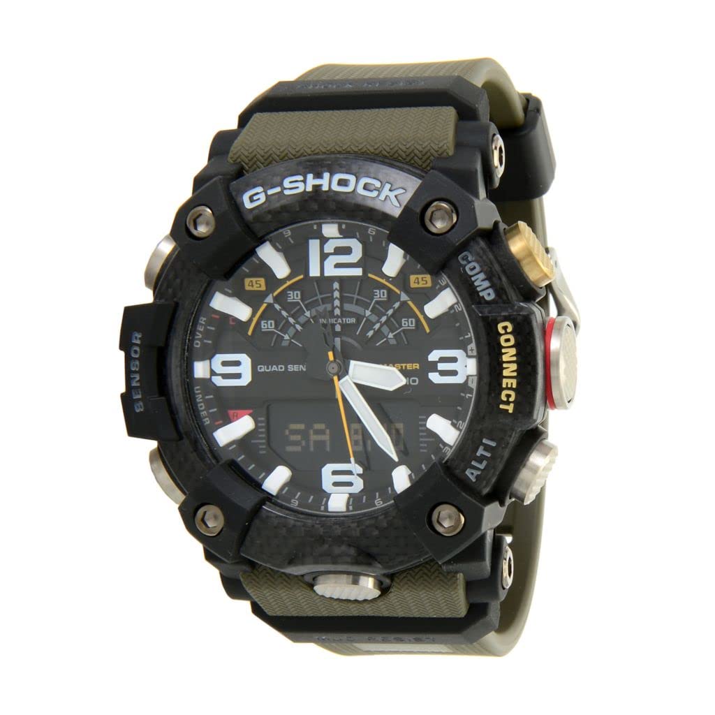 Casio GGB100-1A3 Master of G Mudmaster Men's Watch Green 55mm Carbon