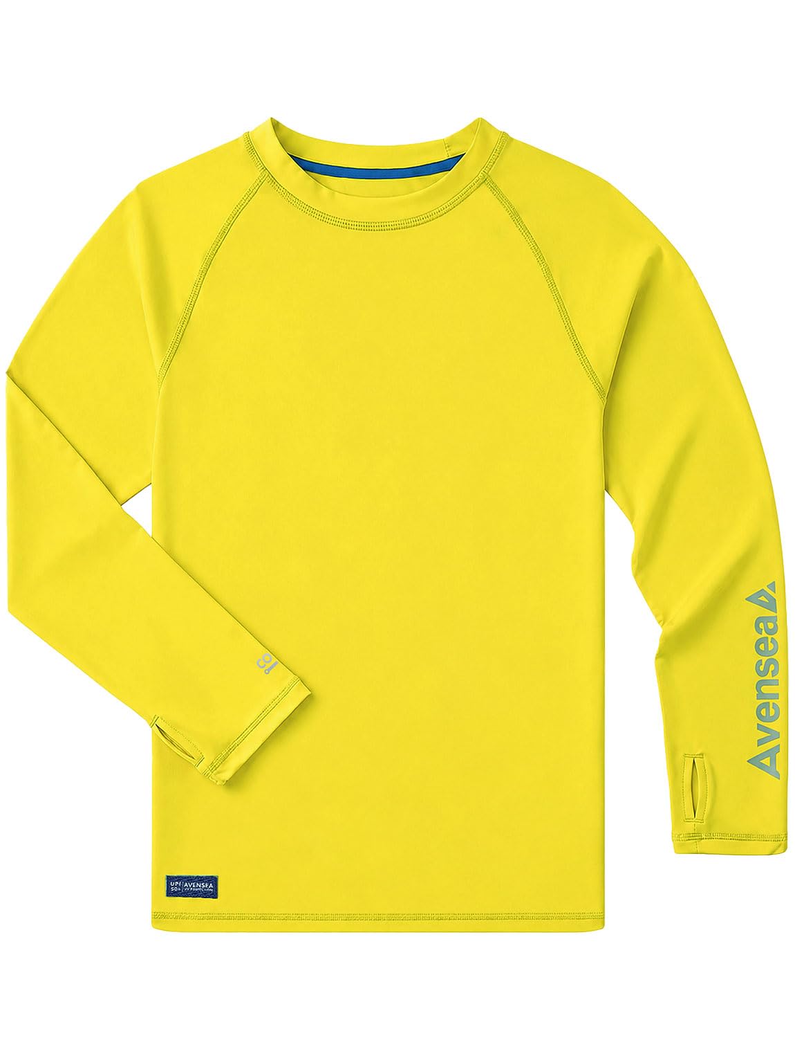 Boys UPF 50+ Rash Guard, Long Sleeve Cooling Swim Shirt for Kids