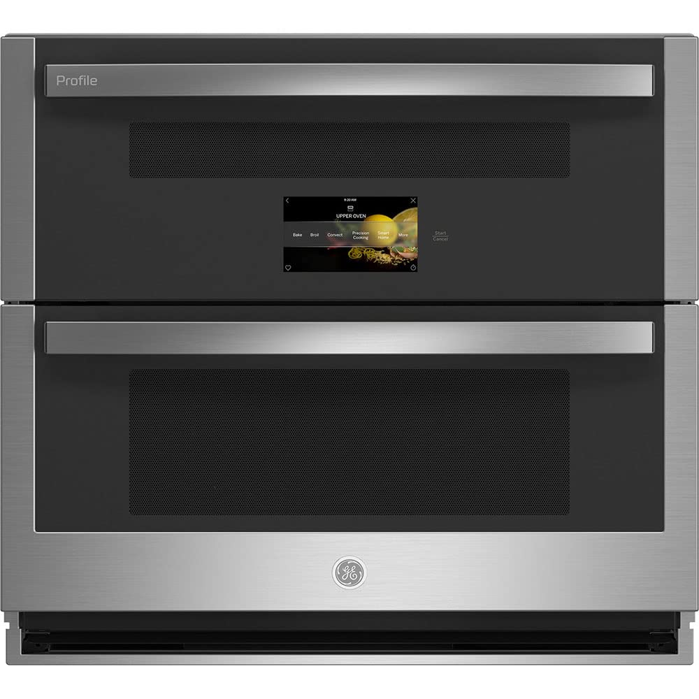GE Profile PTS9200SNSS 30" Built-in Twin Flex Convection Wall Oven with 5 cu. ft