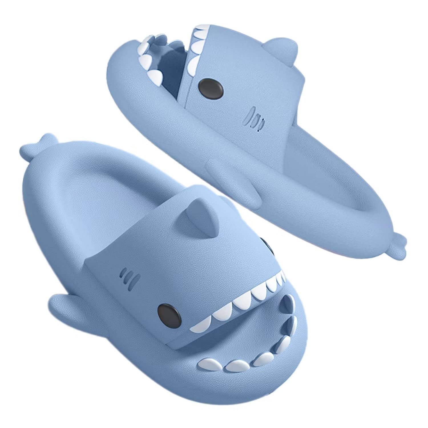 GULAKY Cloud Shark Slides Pillow Slippers Unisex Summer Bath Slippers