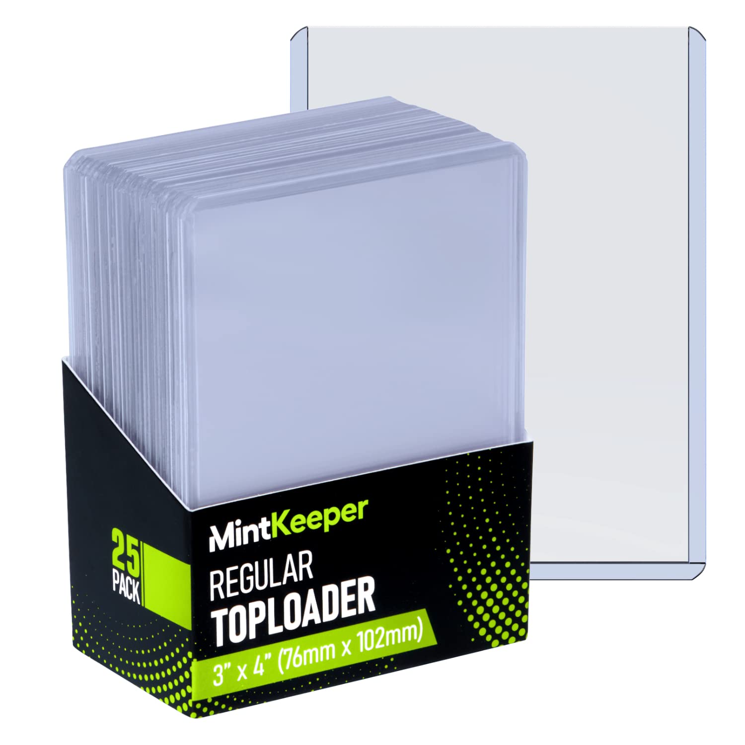 MintKeeper Top loaders Clear Hard Card 35pt Sleeves Compatible with Pokemon, Spo