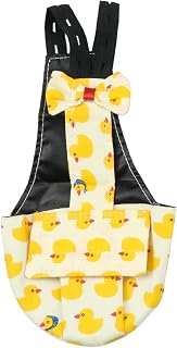 BestParts Adjustable Waterproof Diaper for Goose Duck Chicken Yellow S Size | Adjustable Waterproof Reusable Cloth Diaper Wearable Poultry for Farm Pet Goose Duck Chicken, Yellow Duck, S(0.55-1.65pounds)