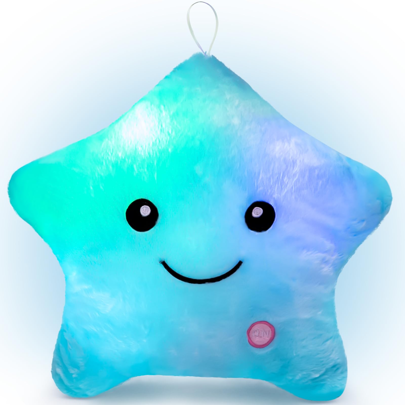 Subao Light Up Sensory Toys for Autism, Twinkle Star Plush Pillow for Kids | Blu