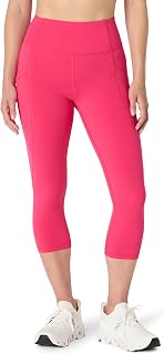 Amazon Essentials Leggings Deportivos para Gimnasio con o sin Bolsillos, Largos, Capri, 3/4 Mujer
