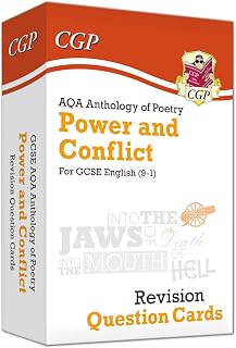 GCSE English: AQA Power & Conflict Poetry Anthology - Revision Question Cards: for the 2027 and 2028 exams (CGP GCSE English Literature Cards)