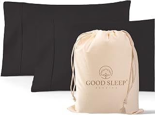 1000 TC King Pillowcases Set of 2 100% Egyptian Cotton Pillow Cases