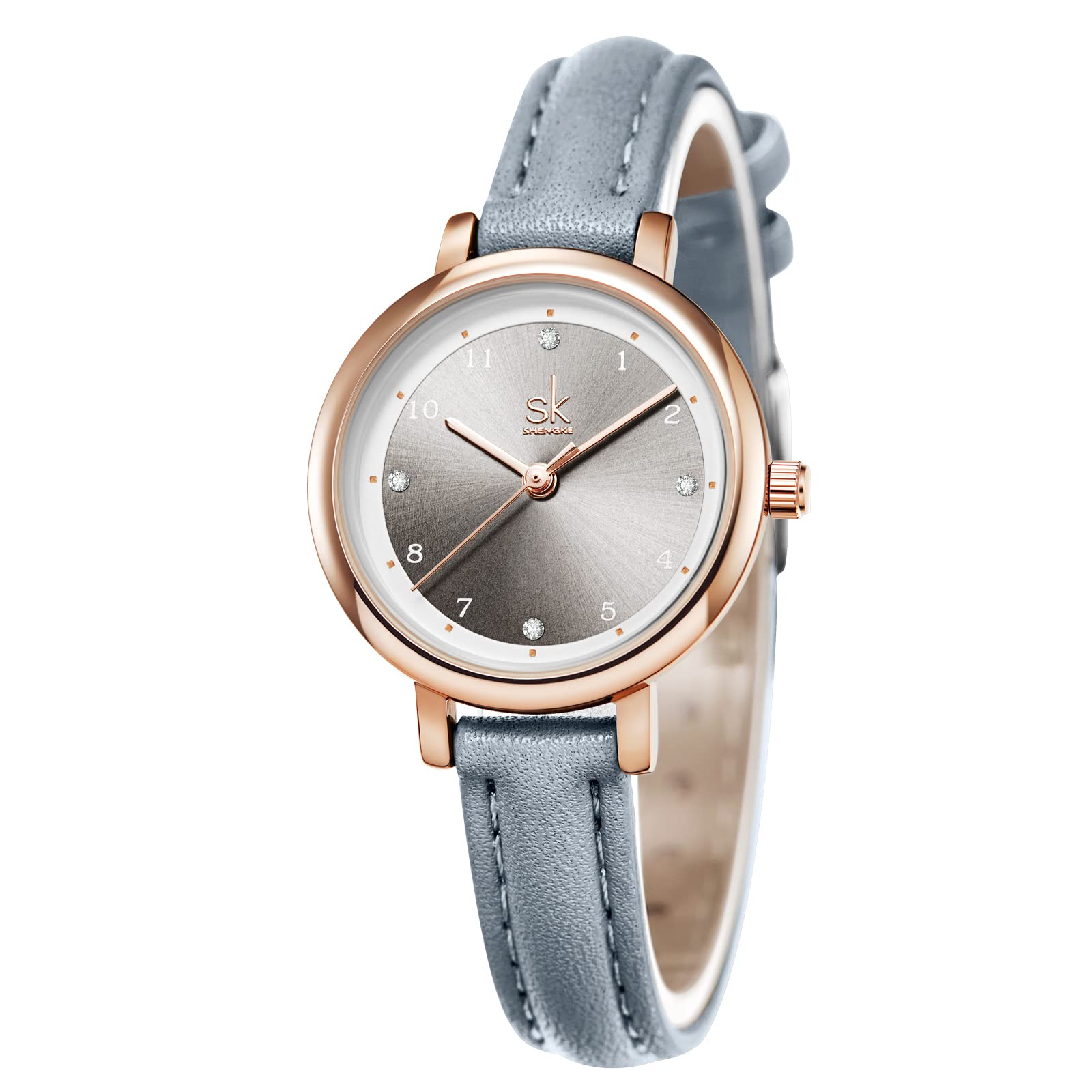 SHENGKE Ladies Watch Crystal Wrist Watch