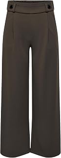 JDY Jdygeggo New Long Pant Jrs Noos, Women's Trousers, Brown (Chocolate Brown 990), S