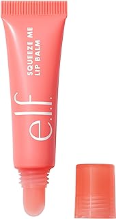 e.l.f. Squeeze Me Lip Balm, Strawberry | Moisturizing Lip Balm For A Sheer Tint Of Color, Infused With Hyaluronic Acid, Vegan &amp; Cruelty-free