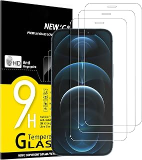 NEW'C for iPhone 12 Pro Max Screen Protector Tempered Glass