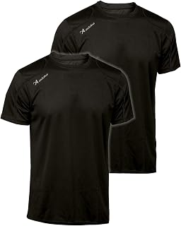 Men's Technical T-Shirt Short Sleeve Mesh | Breathable Quick Dry Summer Sportswear | Ideal for the Gym, Workout, Leisure and Fitness