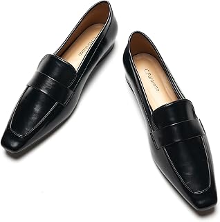 C.Paravano Penny Loafers for Women Flat Shoes Slip Ons Business Moccasins