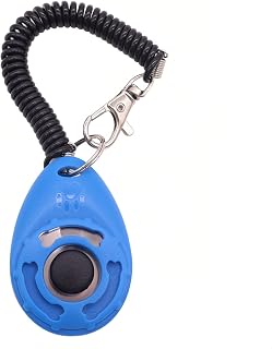 Dog Training Clicker with Wrist Strap, Durable and Lightweight for Puppy Cat Bird Horse Training Easy to Use Behavioral Training Tool