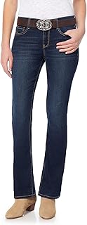 WallFlower Jeans Women's Legendary Slim Bootcut Mid-rise Belted Insta Stretch Juniors Jeans (Standard and Plus)