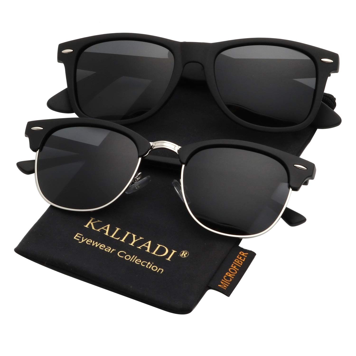 KALIYADI Polarized Sunglasses for Men and Women Matte Finish Sun glasses Color M