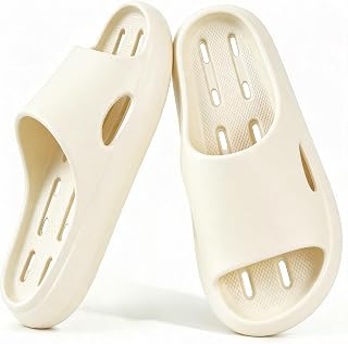 Men Women Bath Slippers Quick Dry Non Slip Padded Drain Sandals