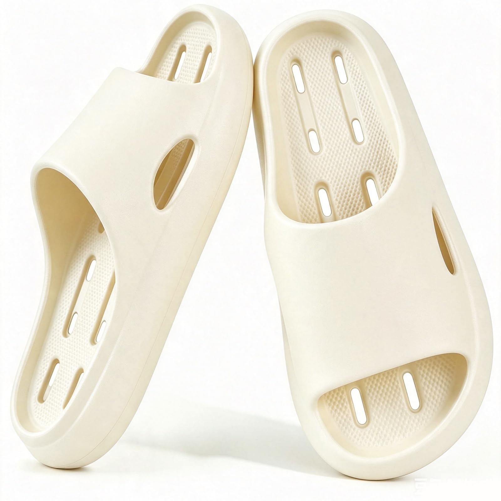 Men Women Bath Slippers Quick Dry Non Slip Padded Drain Sandals