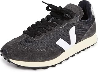 Veja, Rio Branco Hexamesh Women's Sneakers, Black/White/Oxford Grey, EU 37 / UK 4