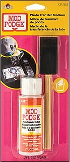 Mod Podge Photo Transfer Medium (2-Ounce), CS12652, 2 ounce, White (Single pack)