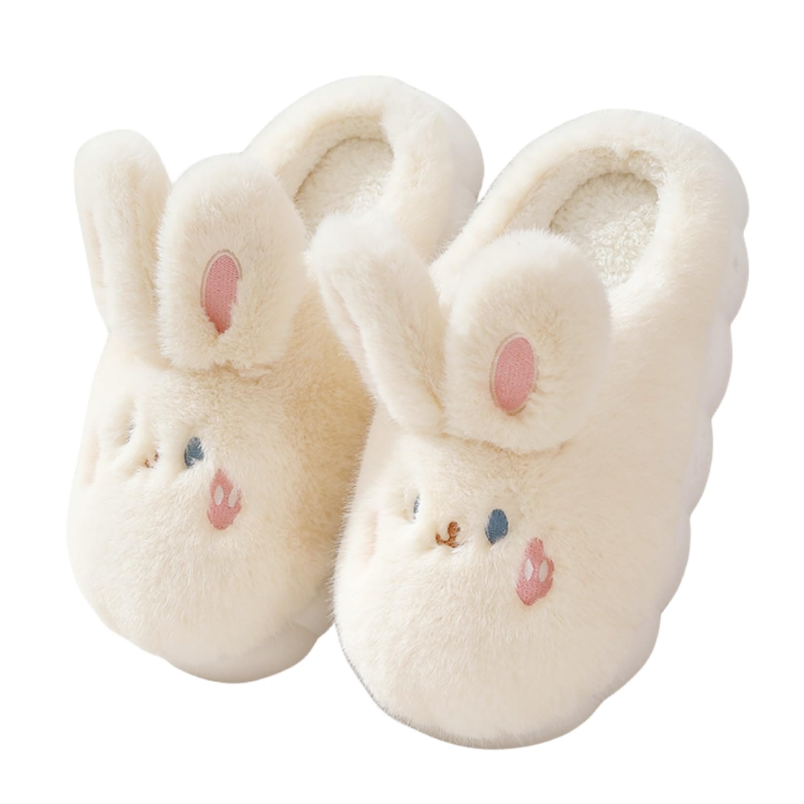 Women's Warm Plush Bunny Animals Slippers Adult Cotton Men's Indoor non-slip Hom