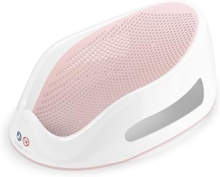 Angelcare - Baby Bath Support - Soft Touch Support - Water Level Indicator - Ideal for Babies Less Than 6 Months Old - Pink