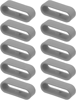 HARFINGTON Watch Band Strap Loops Silicone Replacement Fastener Rings Silicone Watch Holder Keeper